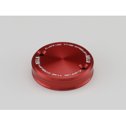 Brake Reservoir Cap for BREMBO OEM Round 2-screws - Red