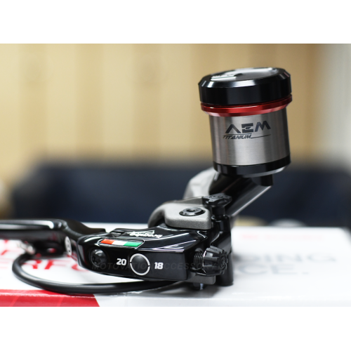 Integrated Titanium Brembo RCS Corsa Corta Brake Fluid Tank