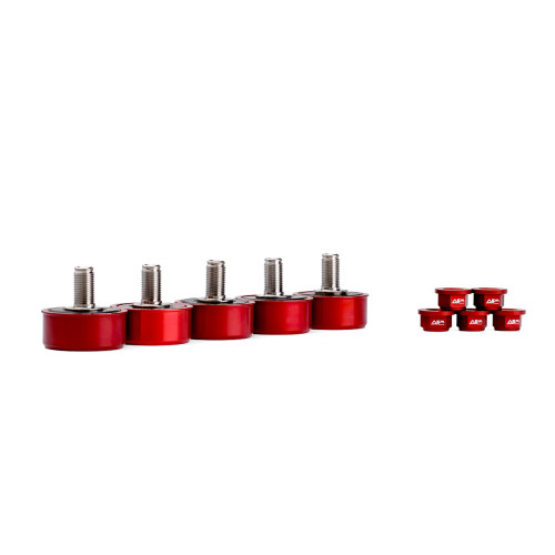 Stainless Steel Cush Drive Rubber 5 Dampers Kit - Red Stainless Steel Cush Drive Rubber 5 Dampers Kit - Red