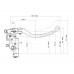 Radial Brake Master Cylinder Brembo 19RCS, Fold-Up Lever, 18-20 ratio  