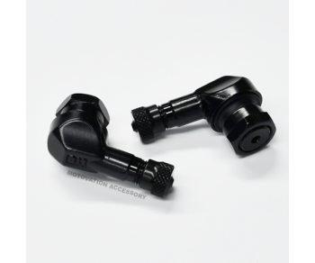 90° Aluminum tire valves 8.3mm - Black  90° Aluminum tire valves 8.3mm - Black