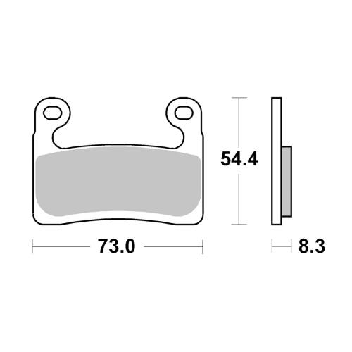 P50994 Sintered Front Brake Pad P50994 Sintered Front Brake Pad
