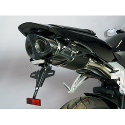 HONDA CBR600RR 2007-2012 OVAL Q1-S SS BLACK SLIP-ON