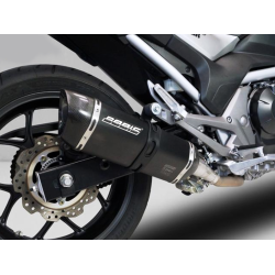 HONDA NC750X/S 2016-2020 P-TEC II SS BLACK SLIP-ON