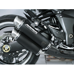 KAWASAKI Z1000/Z1000SX GPX2-S SS BLACK SLIP-ON