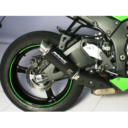 KAWASAKI ZX-10R 2011-2015 GPC-1 SS BLACK SLIP-ON