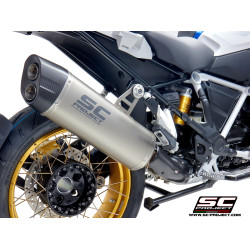 BMW R 1250 GS (2019 - 2023) - ADVENTURE, TITANIUM MUFFLER WITH CARBON FIBER ENDCAP