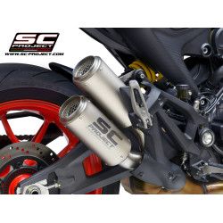 DUCATI MONSTER 950/ PLUS 2021+ TWIN CRT TITANIUM MUFFLER