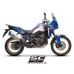 HONDA CRF1000L AFRICA TWIN (2016 - 2019) - ADVENTURE, TITANIUM MUFFLER WITH CARBON FIBER ENDCAP HONDA CRF1000L AFRICA TWIN (2016 - 2019) - ADVENTURE, TITANIUM MUFFLER WITH CARBON FIBER ENDCAP