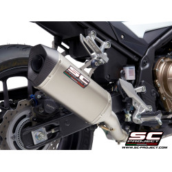 HONDA CB650R (2019 - 2020) FULL EXHAUST SYSTEM 4-1 SC1-M TITANIUM MUFFLER