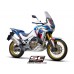 HONDA CRF1100L AFRICA TWIN (2020 - 2021) - ADVENTURE, TITANIUM MUFFLER WITH CARBON FIBER ENDCAP