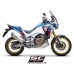 HONDA CRF1100L AFRICA TWIN (2020 - 2021) - ADVENTURE, TITANIUM MUFFLER WITH CARBON FIBER ENDCAP
