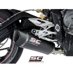 TRIUMPH STREET TRIPLE 765RS (2017 - 2019) SC1-R CARBON MUFFLER