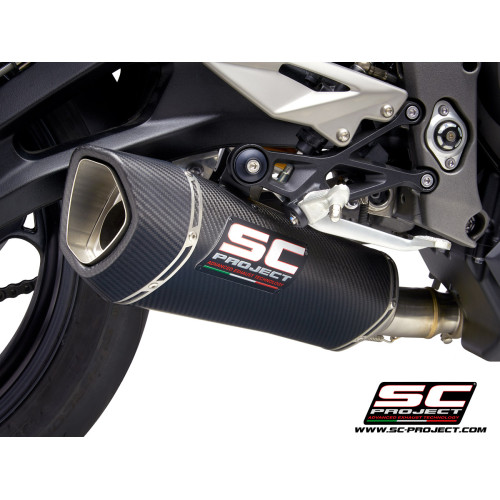 TRIUMPH STREET TRIPLE 765RS (2020 - 2022) SC1-R CARBON MUFFLER