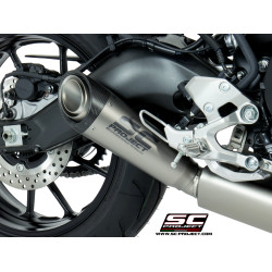 YAMAHA XSR900 (2016 - 2020) FULLSYSTEM 3-1 SS, S1 TITANIUM MUFFLER WITH CARBON ENDCAP YAMAHA XSR900 (2016 - 2020) FULLSYSTEM 3-1 SS, S1 TITANIUM MUFFLER WITH CARBON ENDCAP