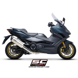 YAMAHA TMAX 560 (2020 - 2024) - SX/ DX/ SX FULLSYSTEM 2-1 SS, SC1-R TITANIUM MUFFLER YAMAHA TMAX 560 (2020 - 2024) - SX/ DX/ SX FULLSYSTEM 2-1 SS, SC1-R TITANIUM MUFFLER
