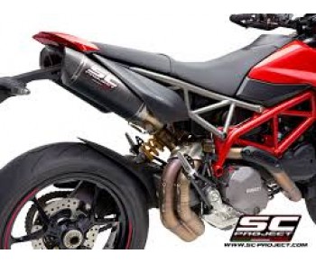 DUCATI HYPERMOTARD 950 - SP (2019 - 2023) PAIR OF SC1-M CARBON MUFFLERS, WITH CARBON FIBER ENDCAP DUCATI HYPERMOTARD 950 - SP (2019 - 2023) PAIR OF SC1-M CARBON MUFFLERS, WITH CARBON FIBER ENDCAP