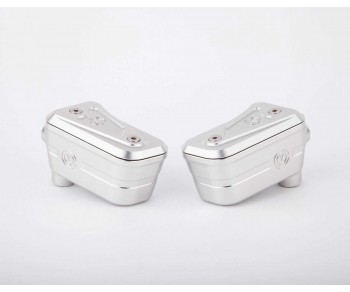 Moto Corse Brake & Clutch reservoirs kit for Brembo semi-radial OEM pumps Streetfighter V4/S - Silver Moto Corse Brake & Clutch reservoirs kit for Brembo semi-radial OEM pumps Streetfighter V4/S - Silver