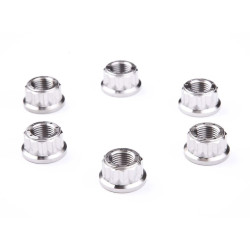 Moto Corse Ducati Titanium rear sprocket carrier nuts kit (6 PCS)