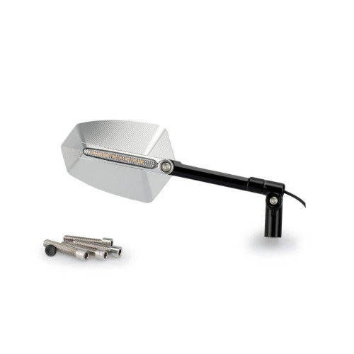 REARVIEW MIRROR GTI RIGHT HOMOLOGATED - BLACK/SILVER