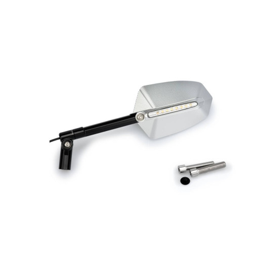 REARVIEW MIRROR GTI LEFT HOMOLOGATED - BLACK/SILVER