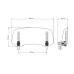 MULTI-ADJUSTABLE VISOR 2.0 CLIP-ON - CLEAR