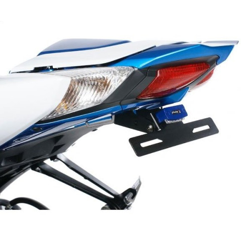 LICENSE PLATE HOLDER FOR SUZUKI GSXR-1000 2009-2016 - BLACK LICENSE PLATE HOLDER FOR SUZUKI GSXR-1000 2009-2016 - BLACK