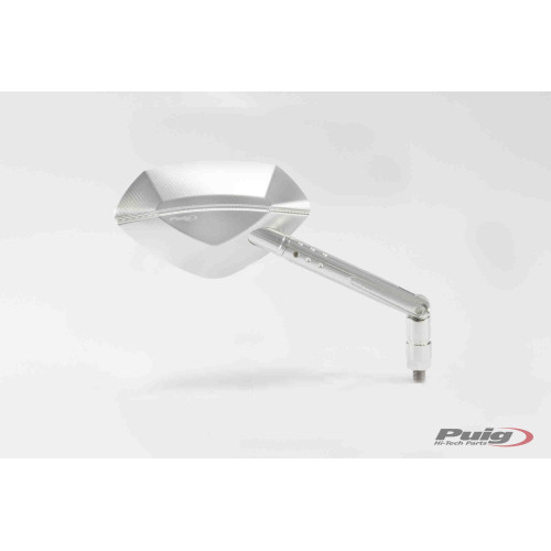 REARVIEW MIRROR HI-TECH 1 RIGHT HOMOLOGATED - SILVER