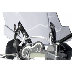 REINFORCEMENT SUPPORT FOR TOURING SCREEN FOR BMW R1200GS 2013-2018/ ADVENTURE 2013-2018/ EXCLUSIVE/ RALLYE 2017-2018 - SMOKE