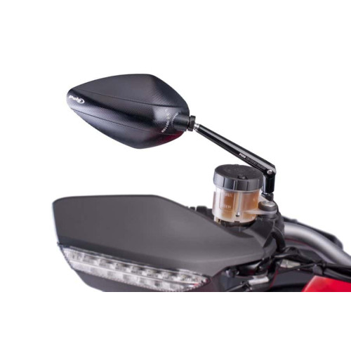 REARVIEW MIRROR HI-TECH 3 RIGHT HOMOLOGATED - BLACK