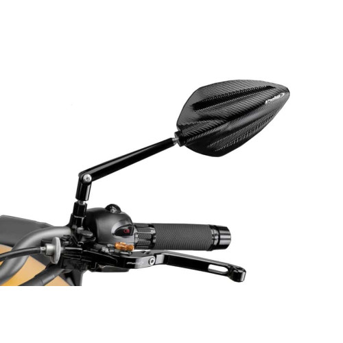 REARVIEW MIRROR HI-TECH 3 LEFT HOMOLOGATED - BLACK