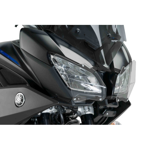 HEADLIGHT PROTECTOR FOR YAMAHA MT-09 TRACER/ TRACER 900GT 2018-2020 - CLEAR HEADLIGHT PROTECTOR FOR YAMAHA MT-09 TRACER/ TRACER 900GT 2018-2020 - CLEAR