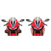 SPORT SPOILERS FOR HONDA CBR1000RR FIREBLADE SP/ SP2 2017-2019 - RED SPORT SPOILERS FOR HONDA CBR1000RR FIREBLADE SP/ SP2 2017-2019 - RED