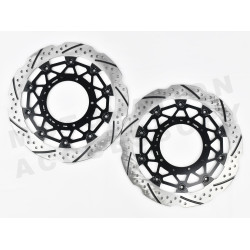 Race Series Floating Disk Honda X-ADV750 Black Pins for Brembo 100mm Calipers