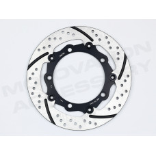 Floating V2 Wave Disk XMAX 300 Black Pins