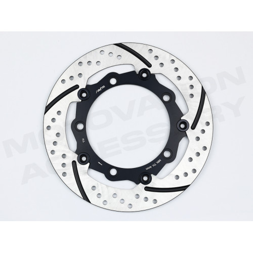 Floating V2 Wave Disk XMAX 300 Black Pins