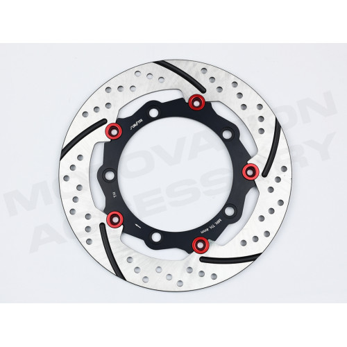 Floating V2 Wave Disk XMAX 300 Red Pins