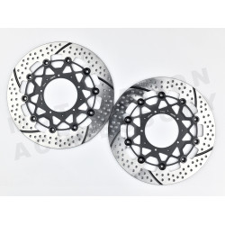 Race Series Floating Disk Honda CB400SF Revo ABS Blue Pins